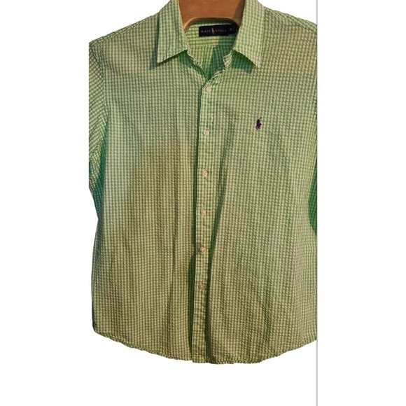 Ralph Lauren Sears shucker material‎ Button up Short Sleeves Size XXL - Picture 3 of 5
